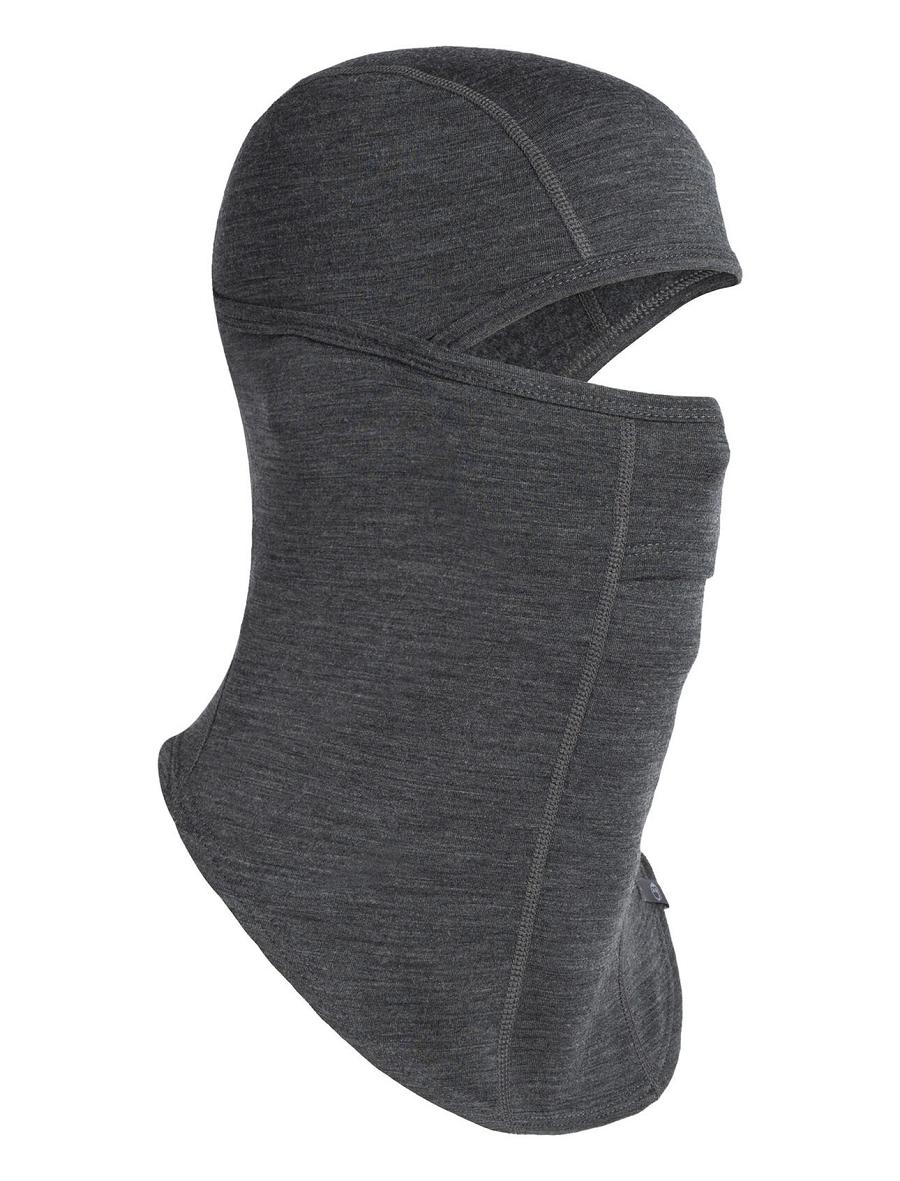 Jet Heather Women's Icebreaker Unisex Merino Apex Balaclava Headband | USA 1466YXFU